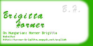 brigitta horner business card